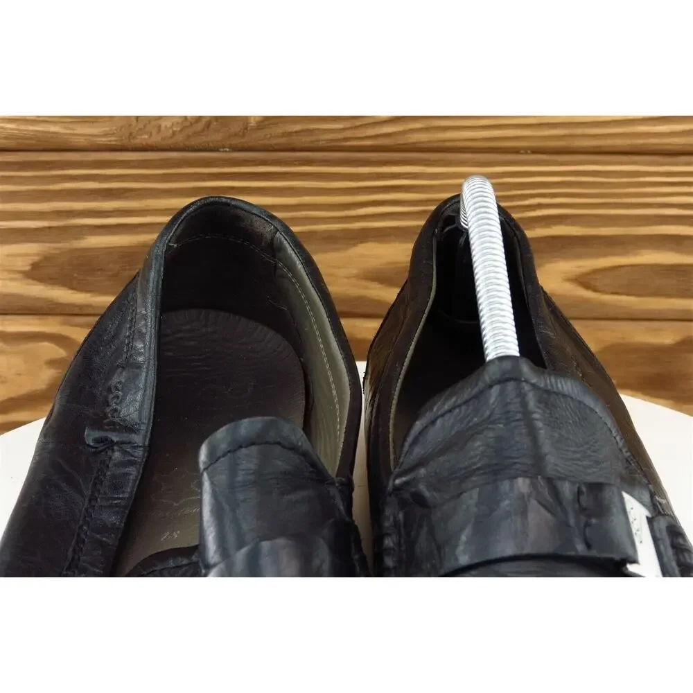 ECCO Shoes Sz 43 M Black Loafer Leather Men‎ 535250